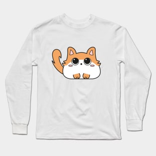 Cute orange and white kitten Long Sleeve T-Shirt